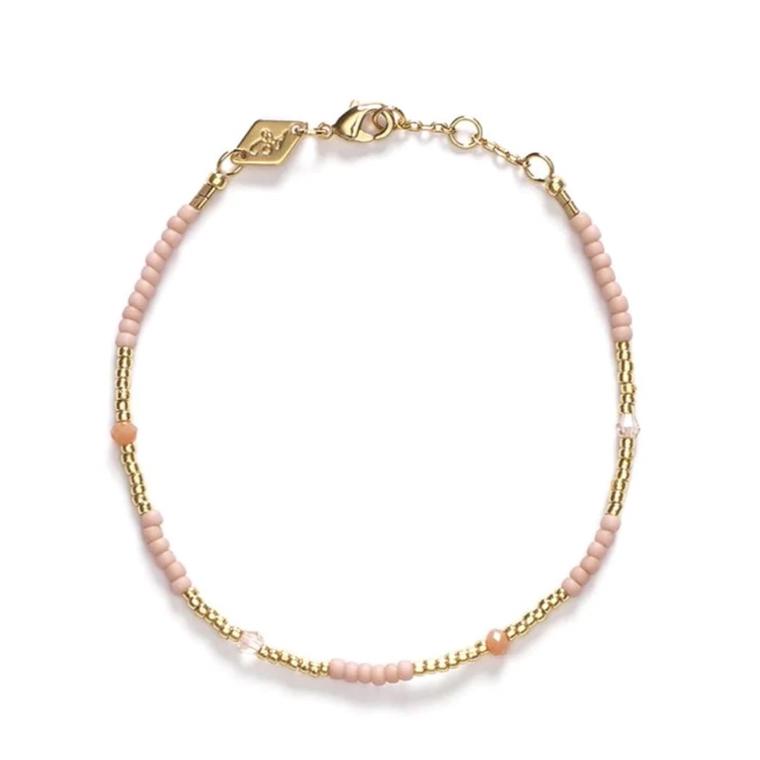 Anni Lu Clemence Armbånd, Pink Sand